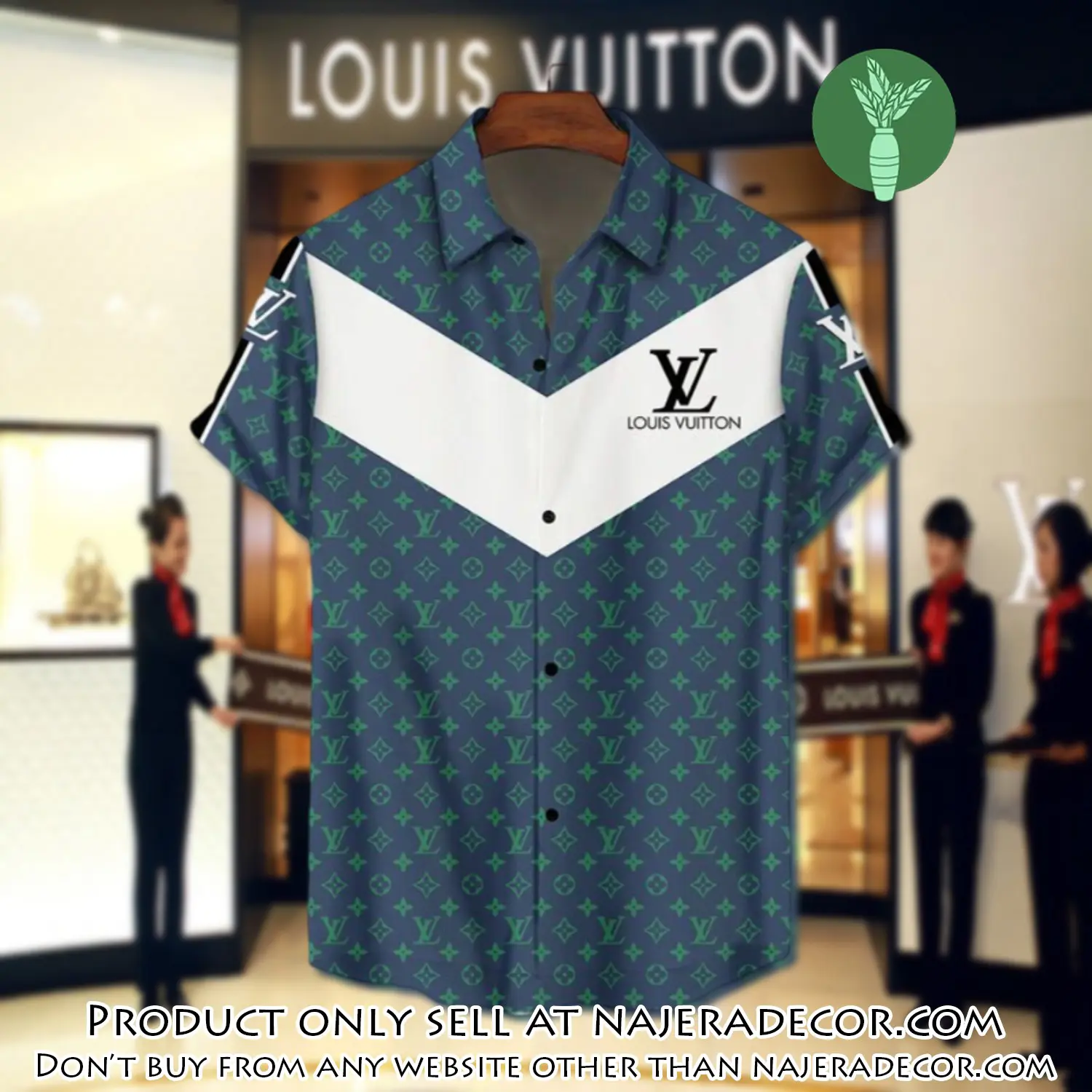 Lv louis vuitton luxury hawaiian shirt & short set lhs1197 njr2250691